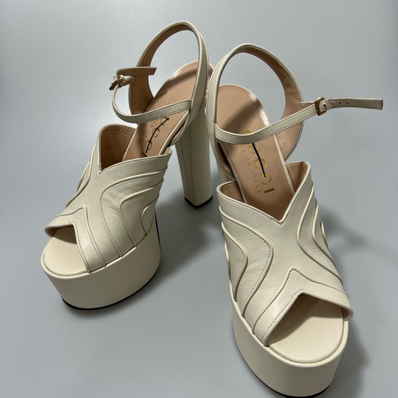 Gucci Shoes - Gucci Women’s Platform Sandals Mystic White Women’s EU 40/US 10 $1,150